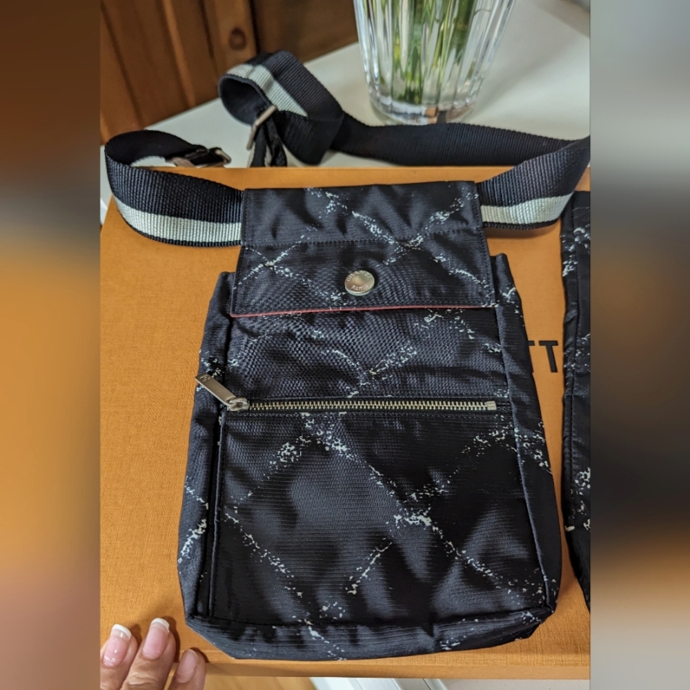 Chanel Black New Lin Belt Bag/ Fanny‎ Pack